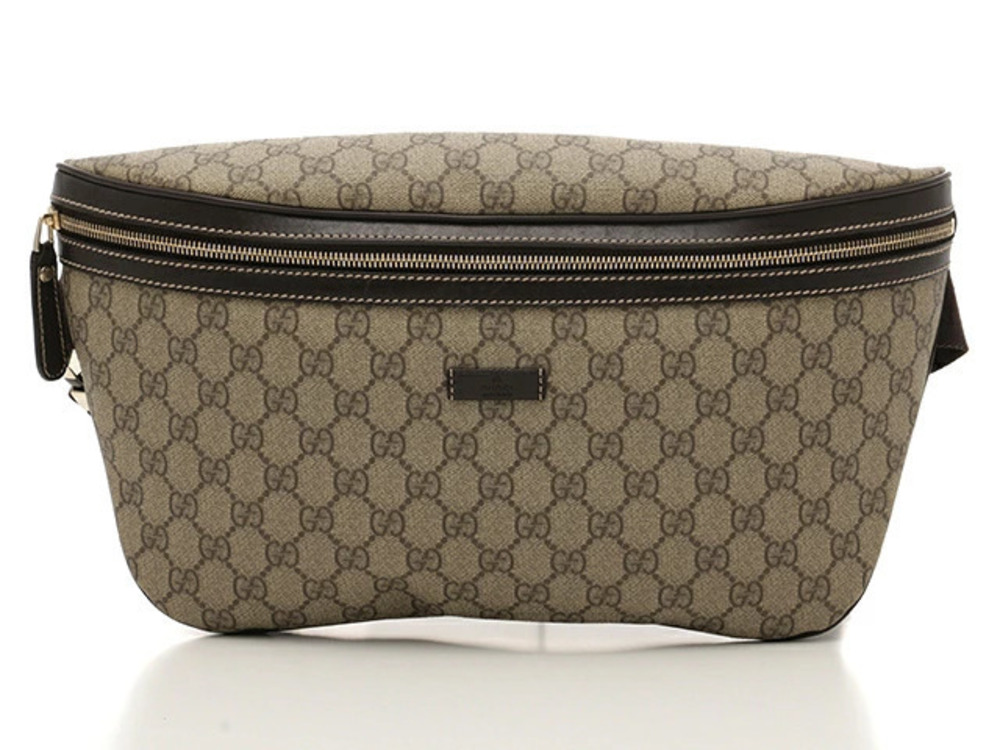 Gucci Waist Belt Crossbody bag body canvas Beige Cream brown